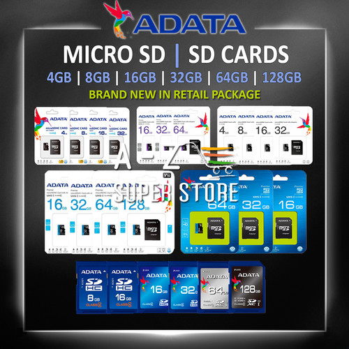 Adata microsd card 4gb 8gb - microsd,
